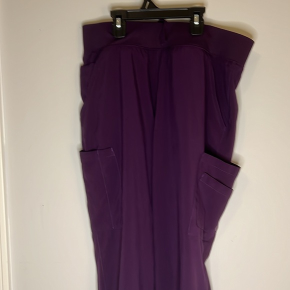 Purple (eggplant) Jogger scrubs - Picture 1 of 3